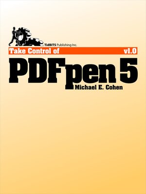 cover image of Take Control of PDFpen 5